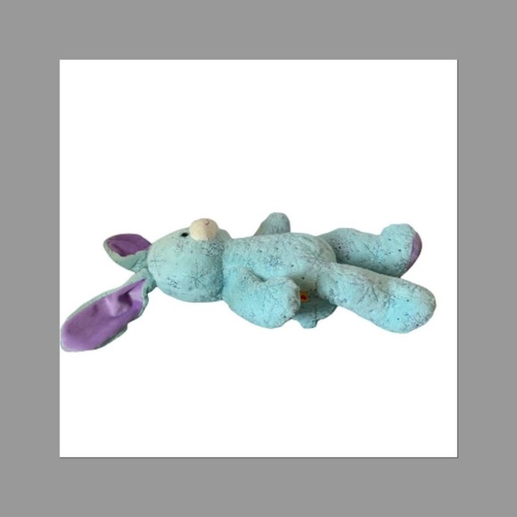 Build A Bear Blue Snowflake Stuffed Bunny Rabbit - Picture 3 of 10